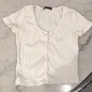 white brandy melville top